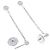 Pendientes Love en Oro Blanco Cartier - vista 3