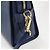 Borsa a tracolla in pelle Saffiano Prada Blu navy - vista 6