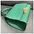 Borsa a tracolla Moynat Moynane BB Pelle Litchi Verde Smeraldo - vista 6