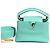 Louis Vuitton Capucines Mini Verde Menta in Pelle