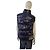 Dsquared2 navy Puffer-Weste, glänzend, gesteppt, mit Daunen gefüllt, hoher Kragen, Größe 48 IT Blau - Ansicht 2
