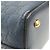 Borsa a spalla in pelle blu Guccissima di Gucci - vista 4