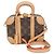 Borsa Louis Vuitton Monogram Valisette BB M44804 Marrone