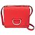 Borsa a spalla in pelle da donna D-ring di Burberry Rosso
