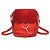 Zaino in pelle e suede arancione Chloé Faye per donne