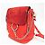 Zaino in pelle e suede arancione Chloé Faye per donne - vista 10