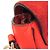 Zaino in pelle e suede arancione Chloé Faye per donne - vista 11