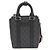 Borsa a mano Gucci GG Supreme e pelle Nero