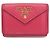 Prada Saffiano rosa Leder Geldbörse Pink