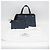 Borsa tote in pelle di vitello denim Prada Nero Blu - vista 2