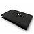 Fendi Leder Logo Hardware Bi-Fold Visitenkartenhalter Schwarz Metallisch - Ansicht 3