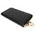 Portafoglio lungo con zip rotonda Guccissima Interlocking G di Gucci Nero - vista 3