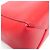 Céline Celine Cabas PICCOLO VERTICALE 176163 Borsa a Spalla in Pelle da Donna Rosso Verde chiaro - vista 6