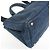 Borsa a mano in denim Canapa di Prada Blu - vista 4