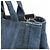 Borsa a mano in denim Canapa di Prada Blu - vista 6