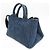 Borsa a mano in denim Canapa di Prada Blu - vista 7