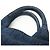 Borsa a mano in denim Canapa di Prada Blu - vista 8
