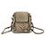 Zaino in pelle e suede da donna Chloé Faye Grigio