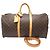 Borsa Boston Keepall Bandoulière 55 Louis Vuitton Marrone