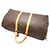 Borsa Boston Keepall Bandoulière 55 Louis Vuitton Marrone - vista 4