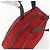 PRADA Borsa sportiva in nylon rossa argento Auth 176633A Rosso - vista 6