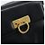 Borsa a Spalla Gancini in Pelle Salvatore Ferragamo Blu Navy Oro Auth ka4141 D'oro - vista 17