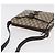 Borsa a Spalla GUCCI GG Supreme Web Sherry Line PVC Beige Oro Auth 176846 D'oro - vista 6