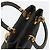 Christian Dior Borsa Lady Dior Canage in nylon nero e oro Auth BA12261 D'oro - vista 6
