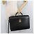 LOUIS VUITTON Borsa Business Epi Serviette con Chiusura Nera M54352 LV Auth BA12065 Nero - vista 27