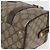 Borsa Boston in PVC beige e oro della linea Sherry GG Supreme di GUCCI Auth ep14457 D'oro - vista 14