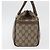 Borsa Boston in PVC beige e oro della linea Sherry GG Supreme di GUCCI Auth ep14457 D'oro - vista 4