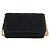 CHANEL Borsa a Spalla Matelassé Catena Satin Nero Oro CC Auth 168914V D'oro - vista 13