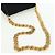 CHANEL Borsa a Spalla Matelassé Catena Satin Nero Oro CC Auth 168914V D'oro - vista 7
