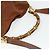 Borsa a mano in pelle Gucci Bamboo 2way marrone oro 001 2113 1638 Auth bs34730 D'oro - vista 7