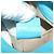Céline Borsa a mano CELINE in pelle blu argento Auth 176877A - vista 12
