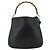 Borsa a Spalla Gucci Bamboo in Pelle 2 in 1 Nero Oro 001 1998 1638 Auth ep14094 - vista 13