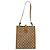 Borsa a Spalla GG Canvas Gucci Beige Oro 110292 Auth ep14036 D'oro - vista 13
