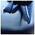 LOEWE ~ Ghibli Howl's Pebble Dice Borsa Calcifer in Pelle Blu Marina Auth 167246SM Blu navy - vista 11