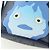 LOEWE ~ Ghibli Howl's Pebble Dice Borsa Calcifer in Pelle Blu Marina Auth 167246SM Blu navy - vista 20