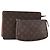 LOUIS VUITTON Borsa Clutch Monogram 2 Set LV Auth mr2404 Monogramma