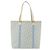 Christian Dior Trotter Canvas Tote Bag PVC Blau Silber Authentisch ep14386 - Ansicht 2