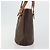 Céline Bolso tote de lona Macadam CELINE en cuero PVC marrón dorado Auth ep14253 Castaño - vista 4