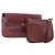 Cartier Borsa a Spalla in Pelle 2 Set Bordeaux Auth BA12166 Bordò