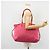 Borsa Tote Prada in Nylon Rosa Oro Auth bs34672 D'oro - vista 25