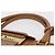 Borsa a mano in pelle marrone e oro Christian Dior Street Chic Auth ep14353A D'oro - vista 14