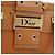 Borsa a mano in pelle marrone e oro Christian Dior Street Chic Auth ep14353A D'oro - vista 18