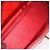 CHANEL Borsa a Spalla Matelassé Catena Vinile Rosso Oro CC Auth 177136A D'oro - vista 12