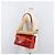 CHANEL Borsa a Spalla Matelassé Catena Vinile Rosso Oro CC Auth 177136A D'oro - vista 23