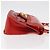 CHANEL Borsa a Spalla Matelassé Catena Vinile Rosso Oro CC Auth 177136A D'oro - vista 3