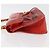 CHANEL Borsa a Spalla Matelassé Catena Vinile Rosso Oro CC Auth 177136A D'oro - vista 4